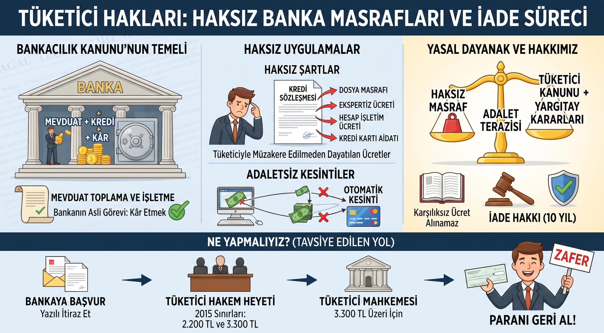 BANKALARIN TÜKETİCİLERDEN ALDIĞI ÜCRETLER HAKKINDA BİR İNCELEME
